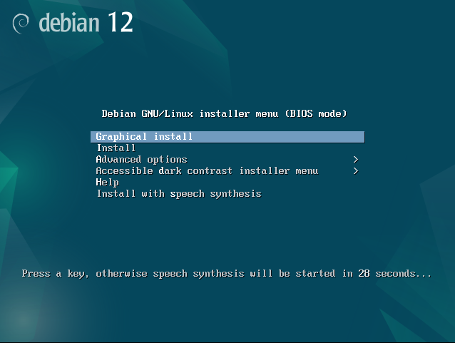 Debian12安装